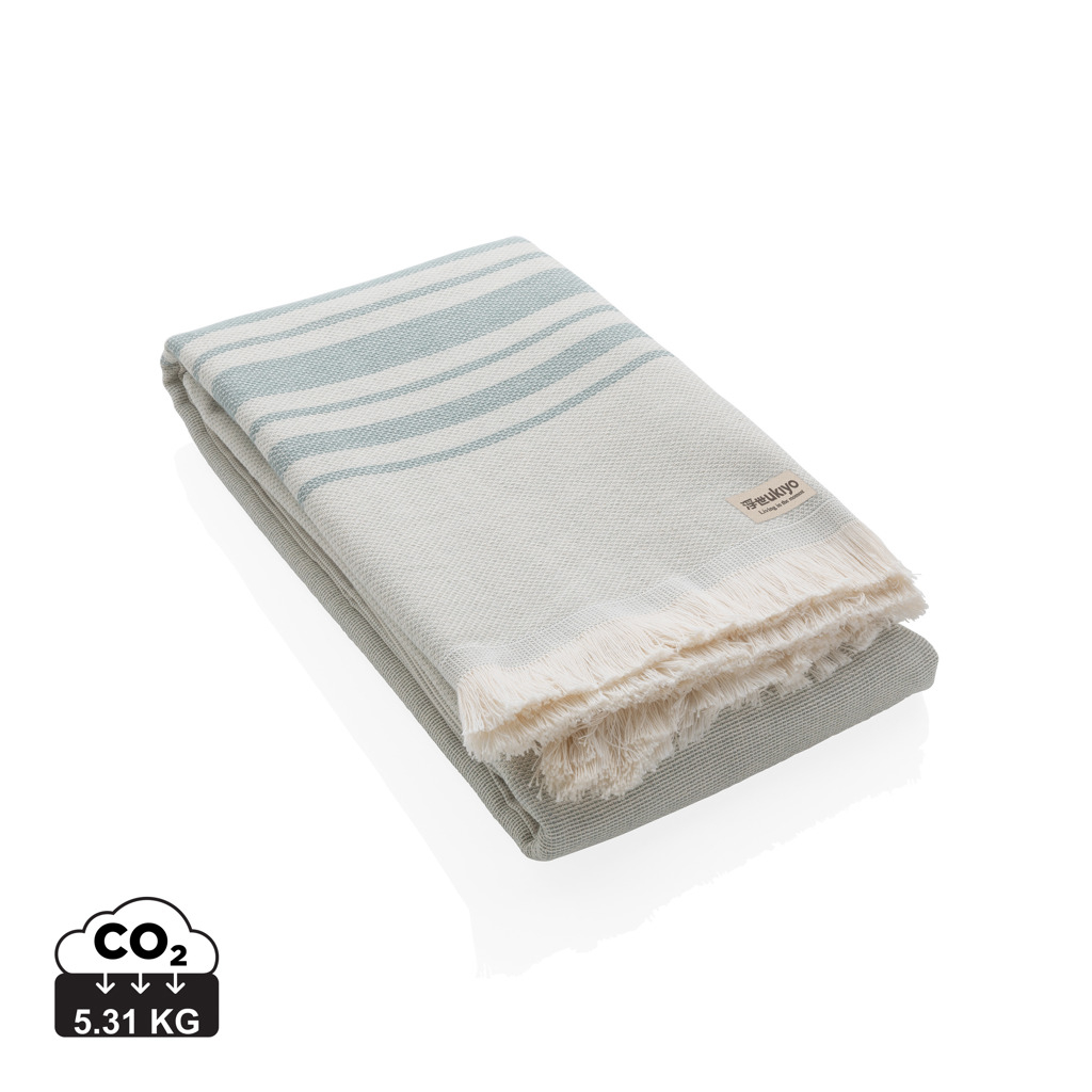 Serviette hammam publicitaire 100x180cm Ukiyo Vert 